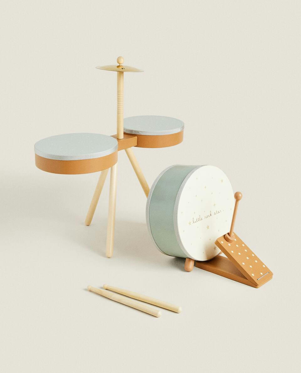WOODEN DRUM KIT