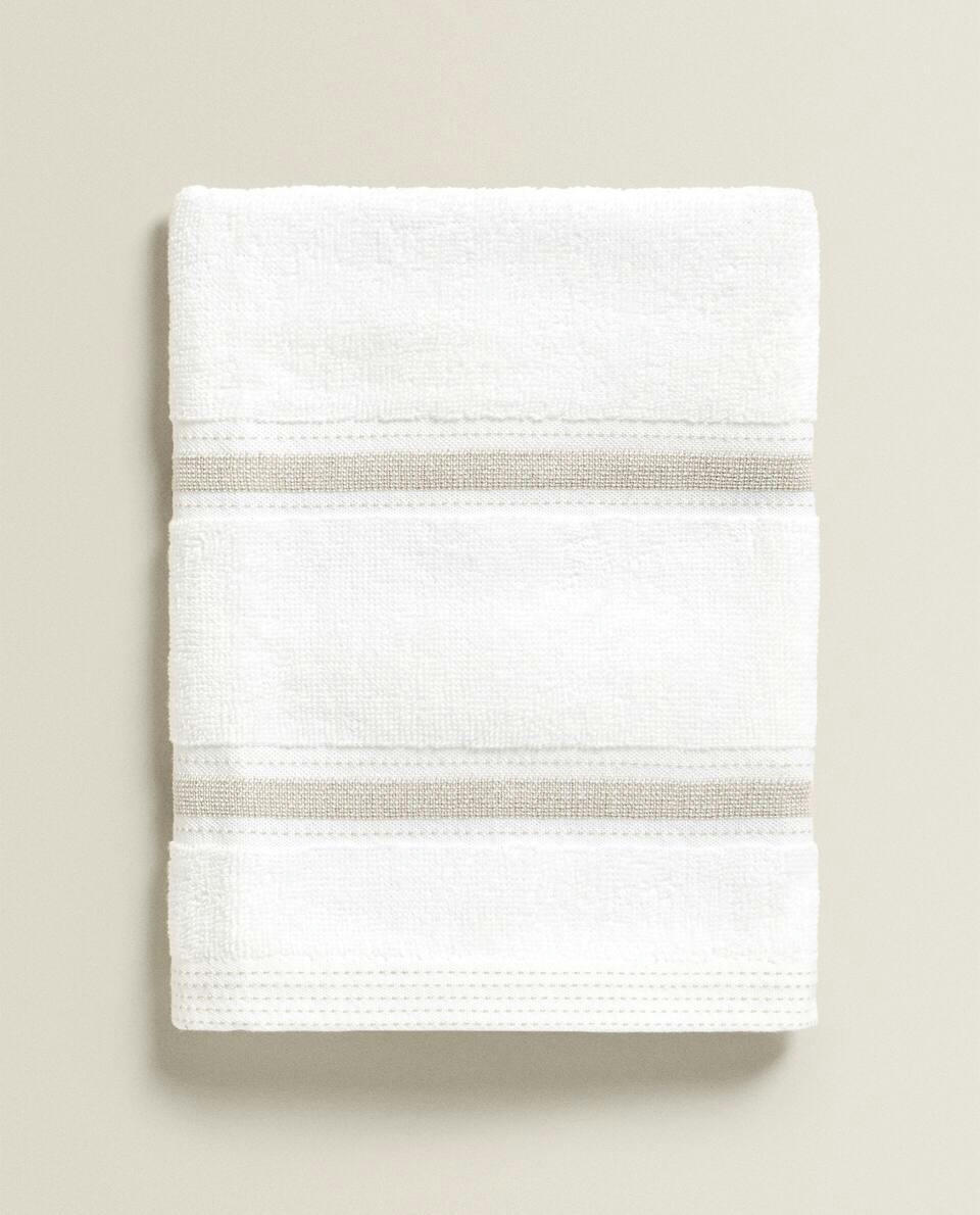 STRIPED COTTON TERRYCLOTH TEA TOWEL