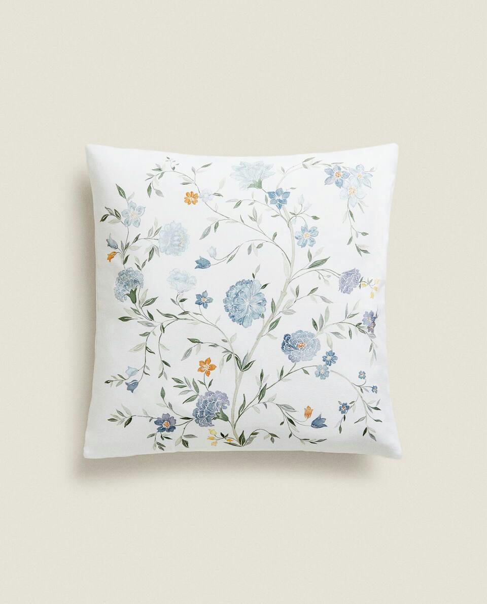 MINI FLORAL PRINT CUSHION COVER