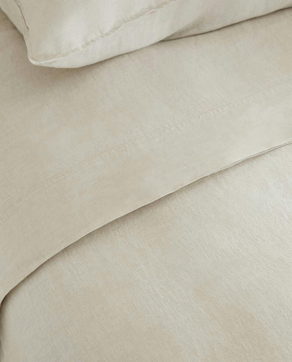 (140 GxM2) WASHED LINEN DUVET COVER