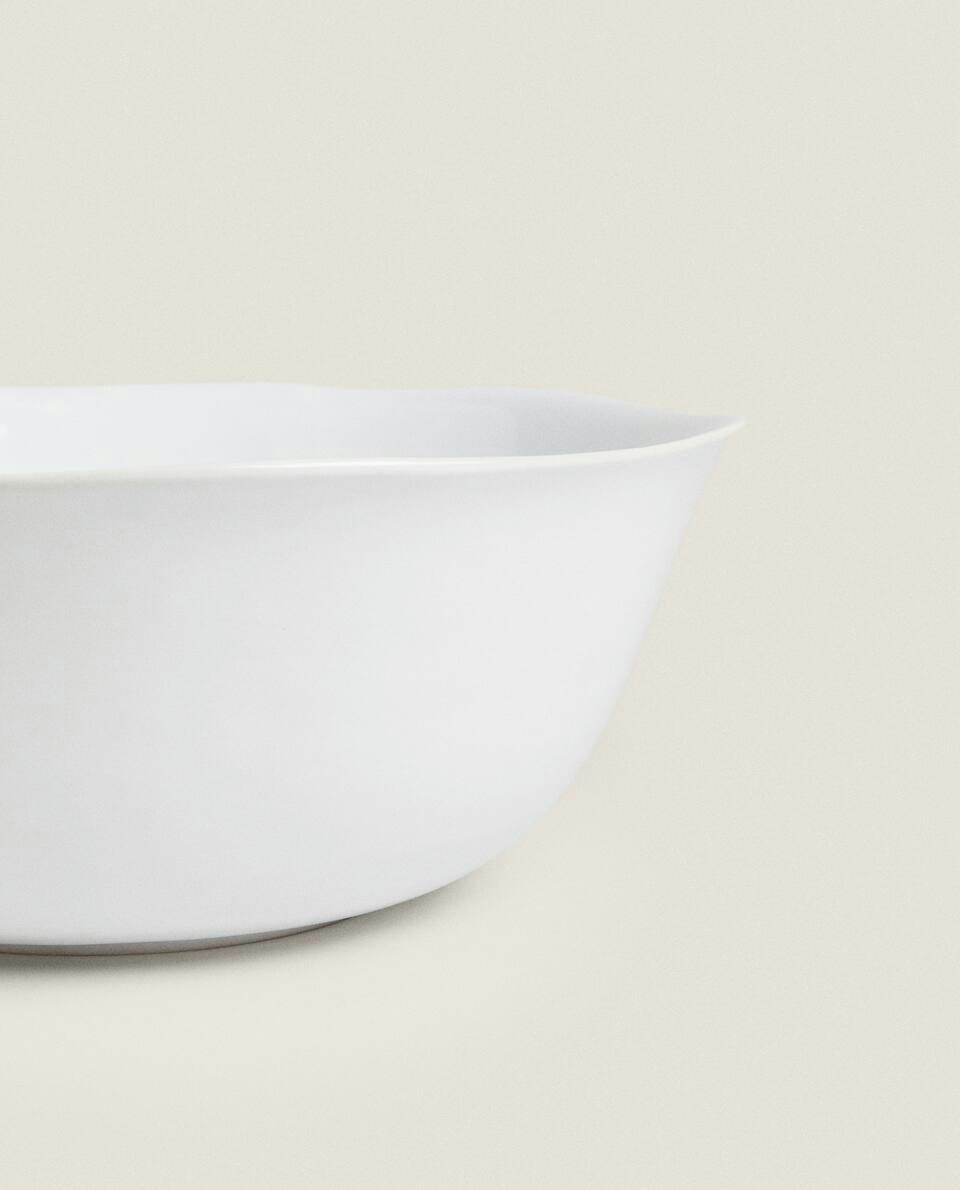 STONEWARE SALAD BOWL