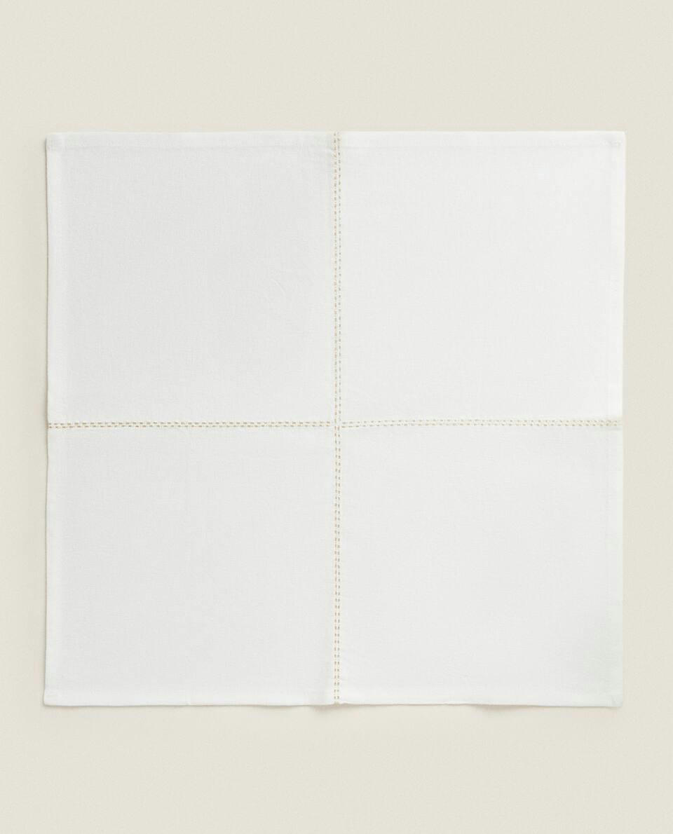 PACK OF CHRISTMAS CHAIN LINEN NAPKINS (PACK OF 2)