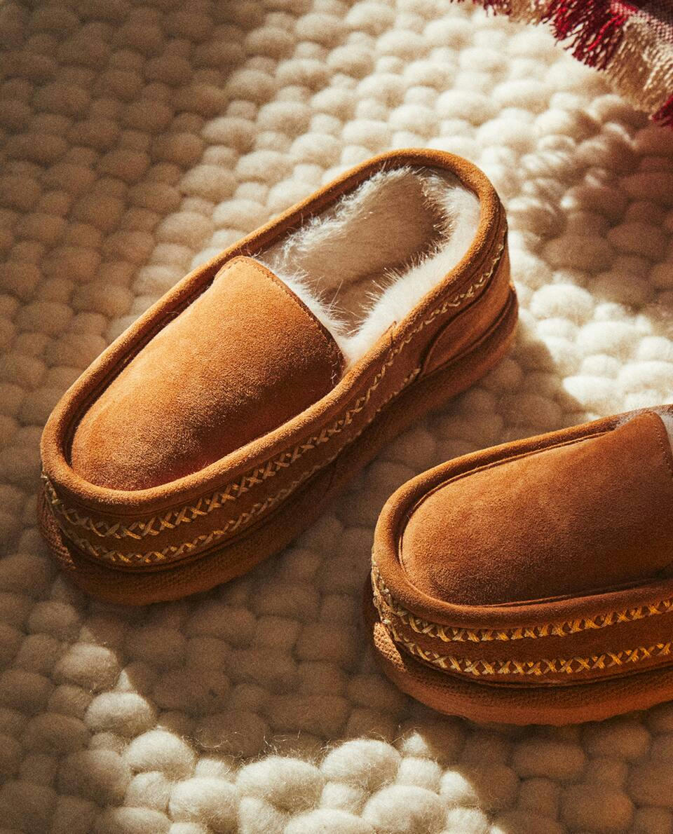 LEATHER LOAFERS WITH LINING