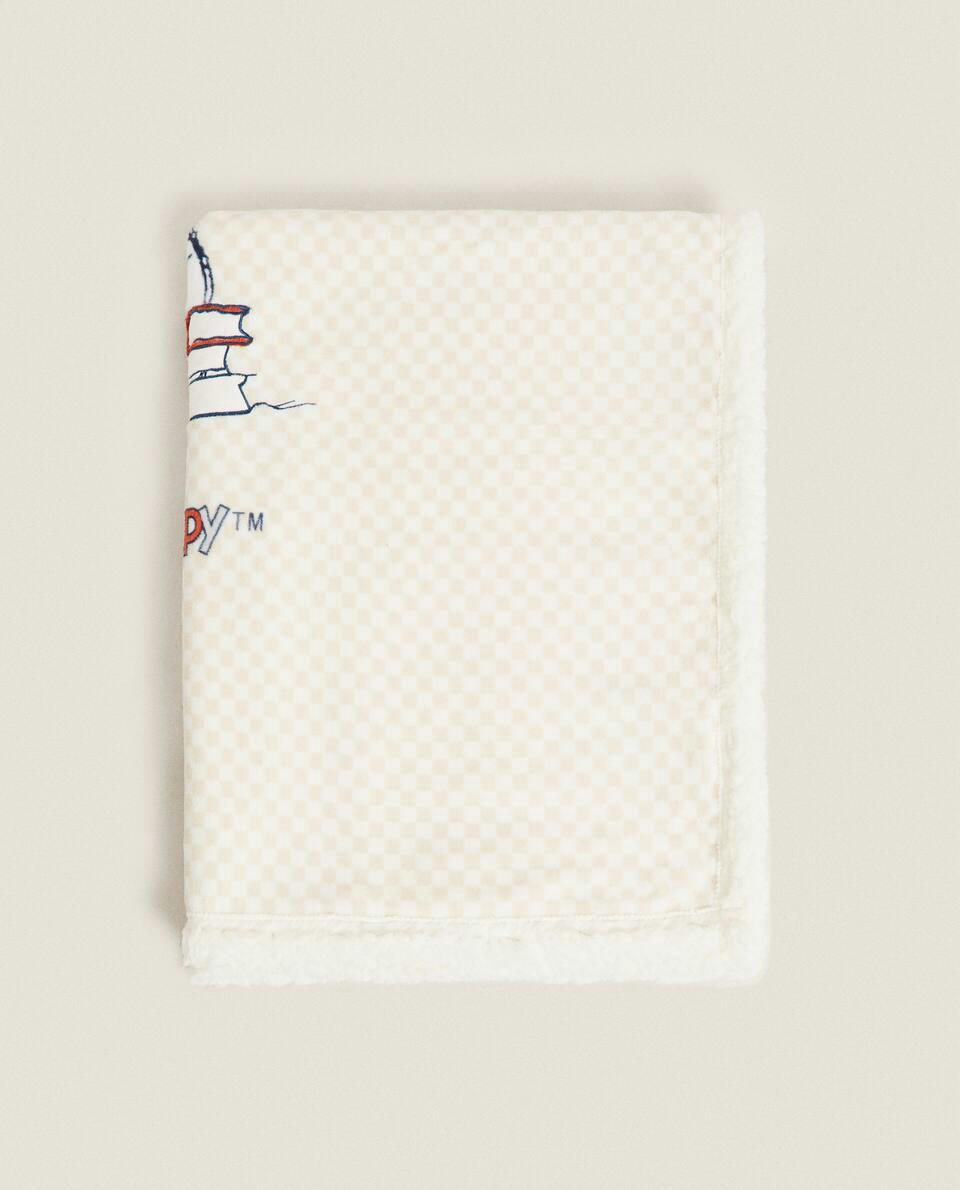 PEANUTS? FAUX SHEARLING BLANKET