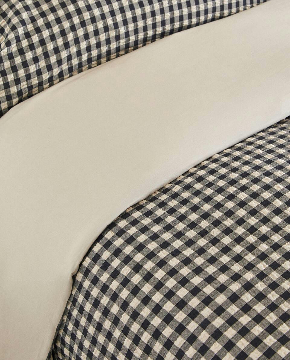 CHECK DUVET COVER