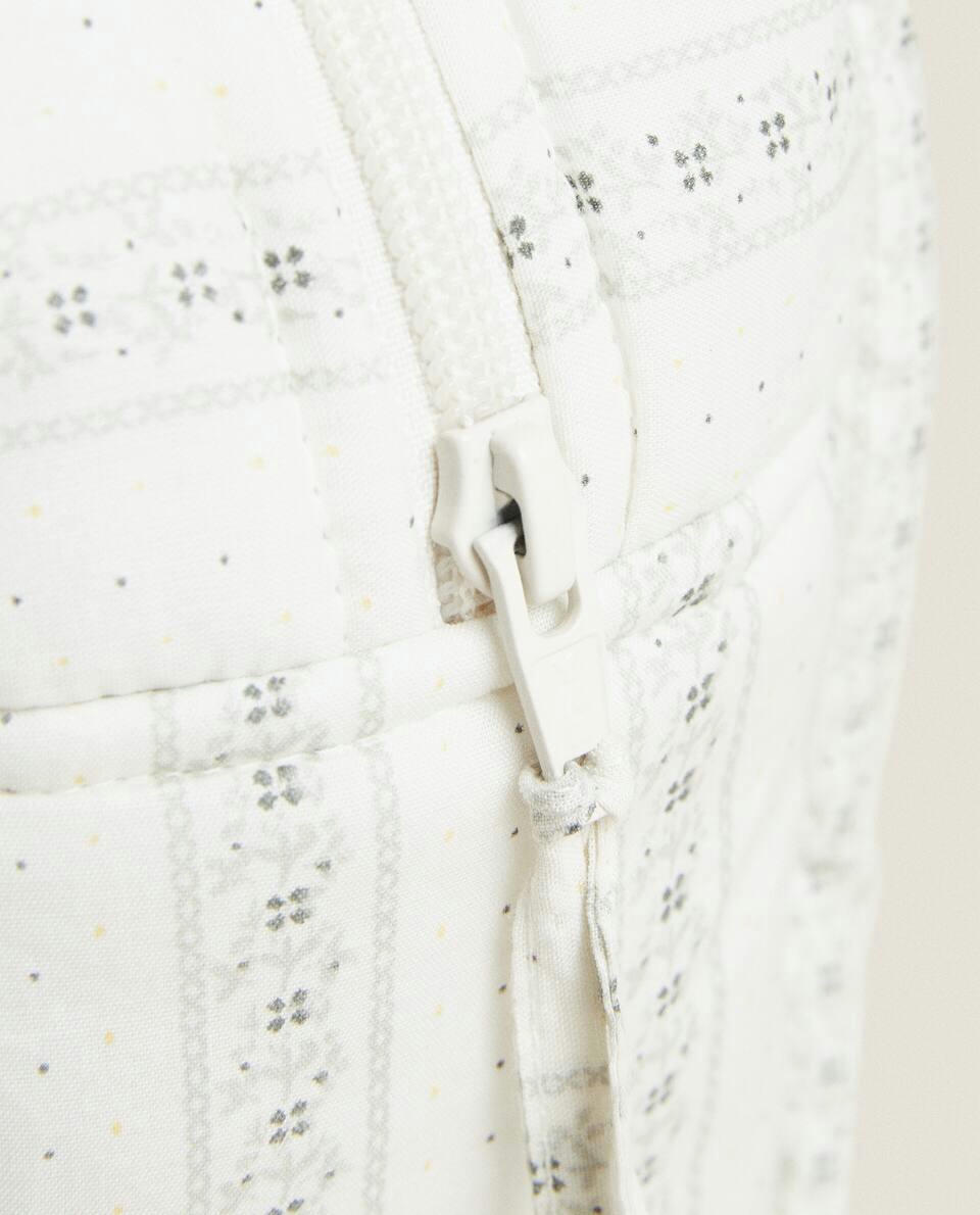 COTTON TOILETRY BAG WITH BORDER