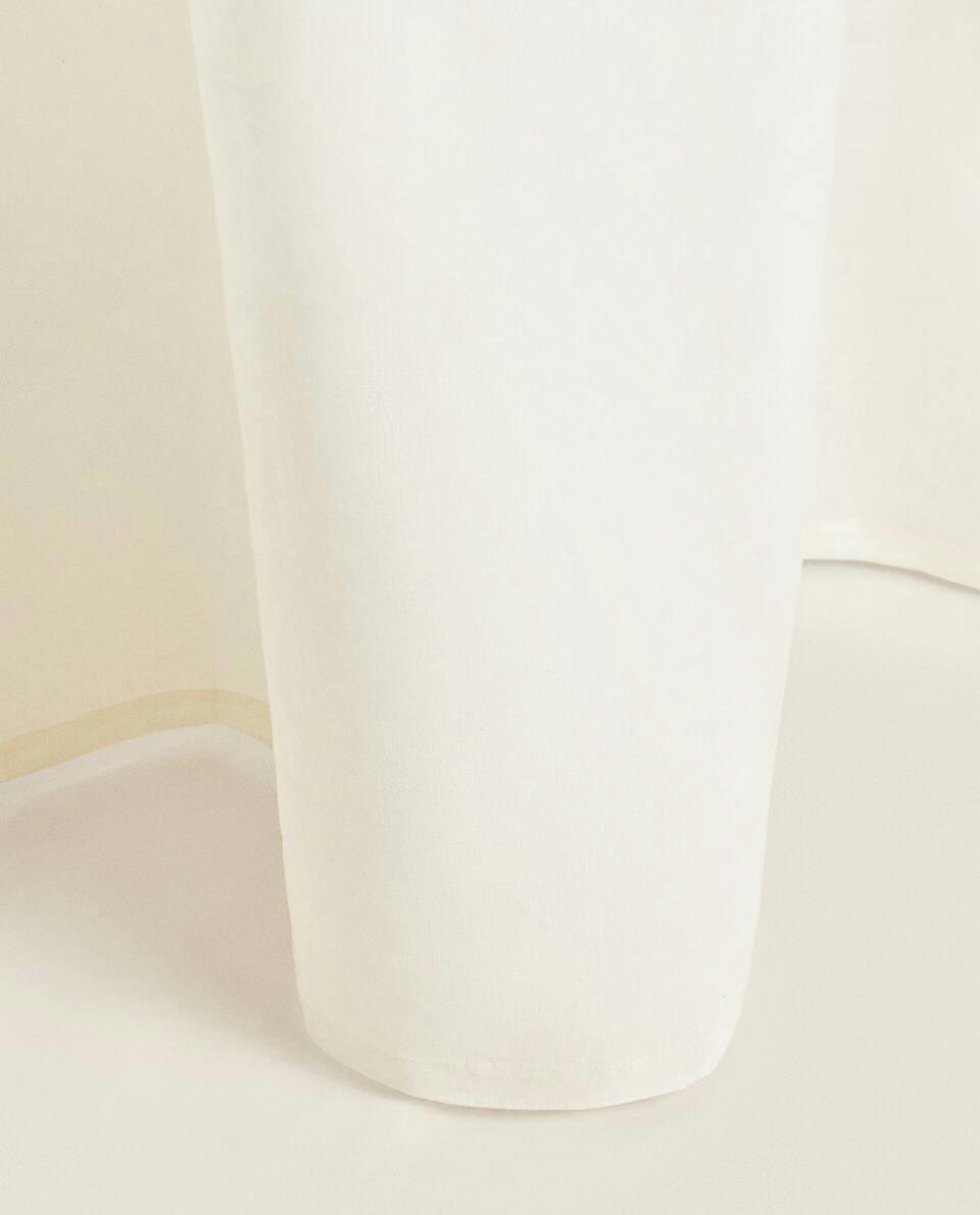 LINEN SHOWER CURTAIN