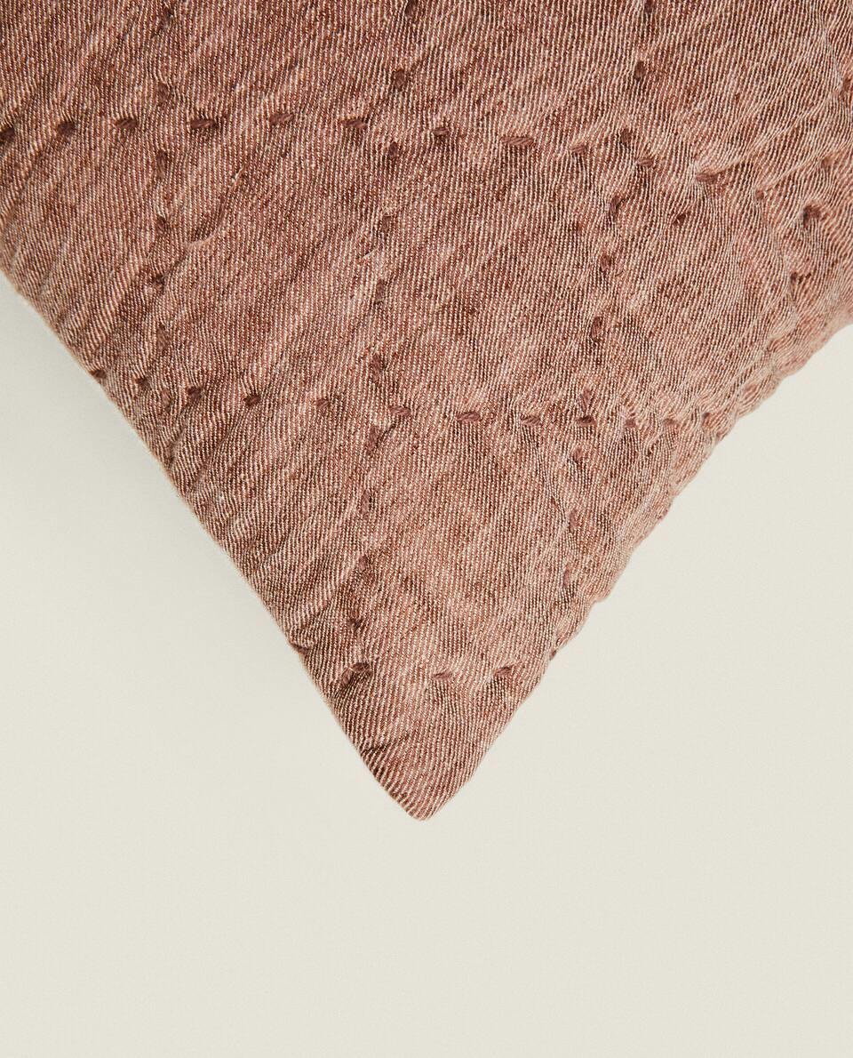 DIAMOND QUILTED CUSHION COVER