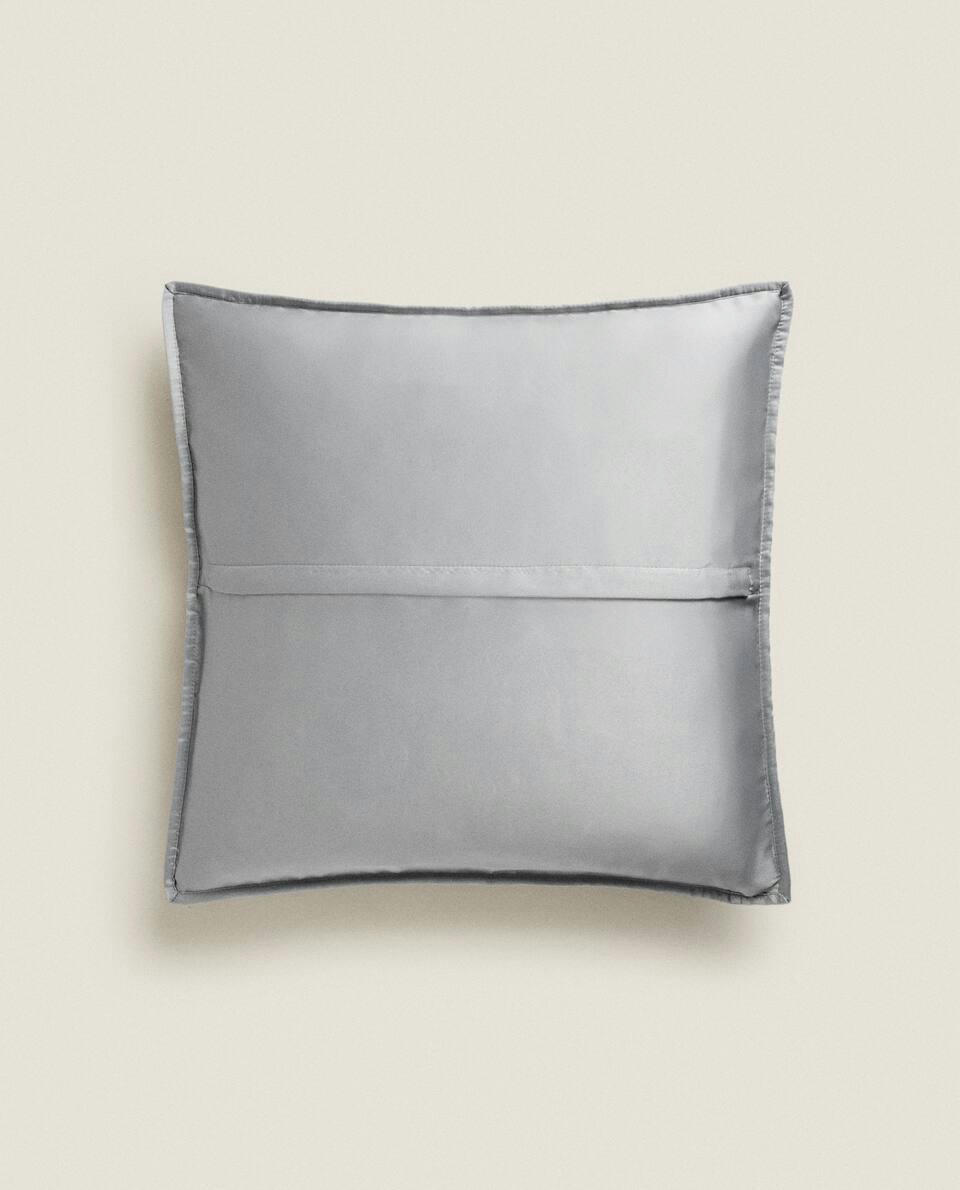 CUSHION COVER WITH TOPSTITCHING