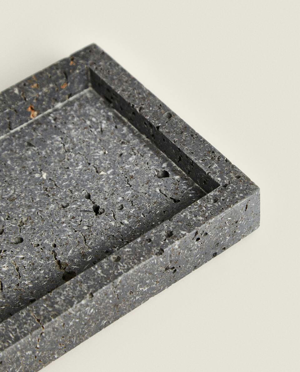 GREY MARBLE BATHROOM SET