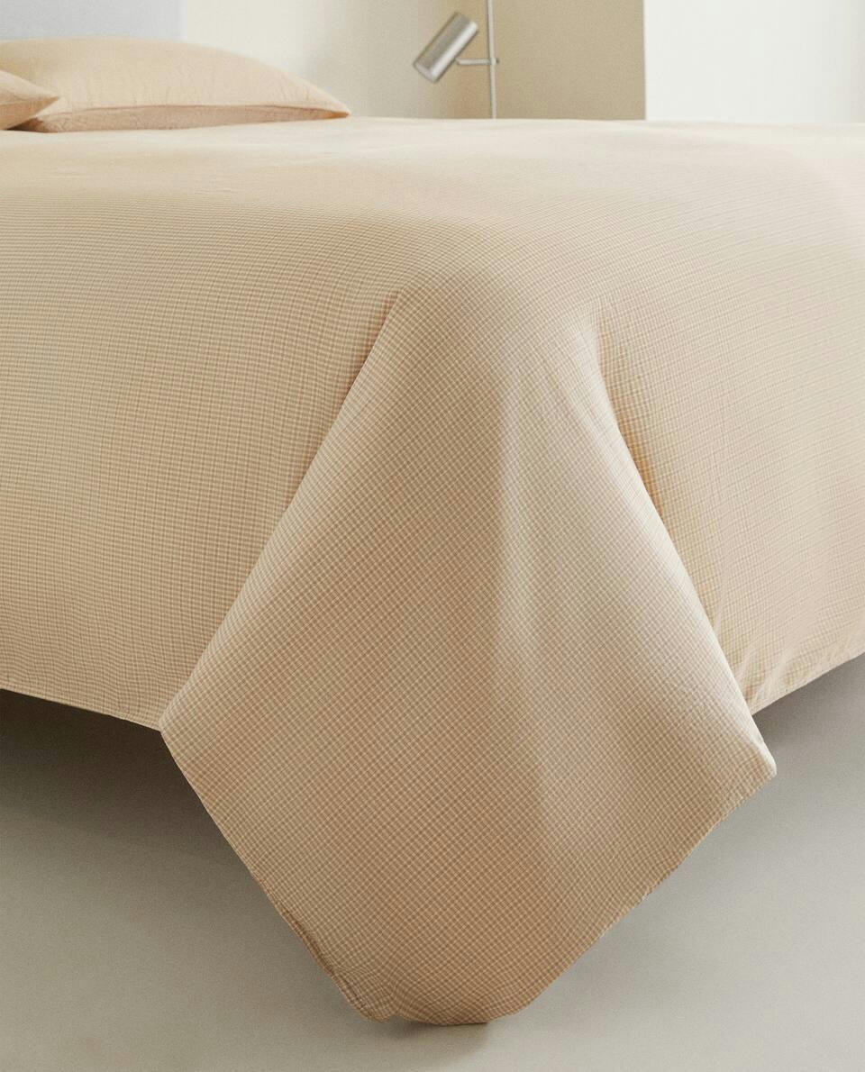 STRIPED COTTON DUVET COVER