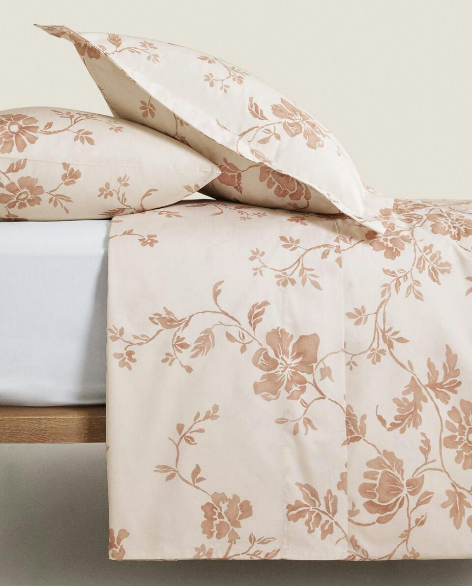 FLORAL PRINT DUVET COVER