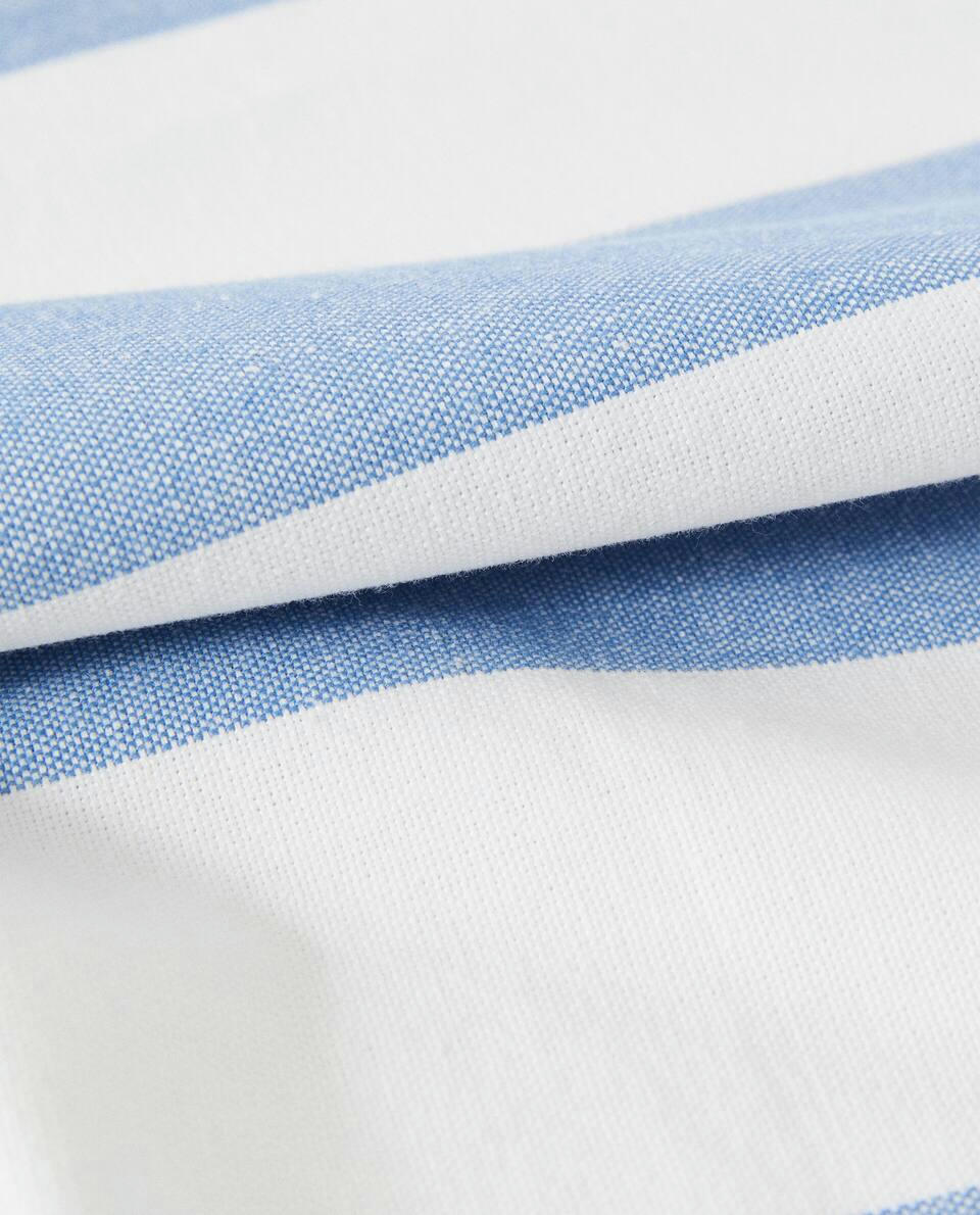 STRIPED COTTON TABLECLOTH