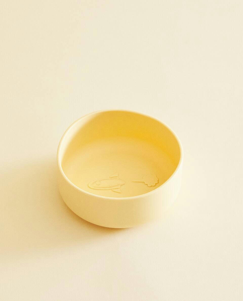 SILICONE BOWL WITH ROCKETS