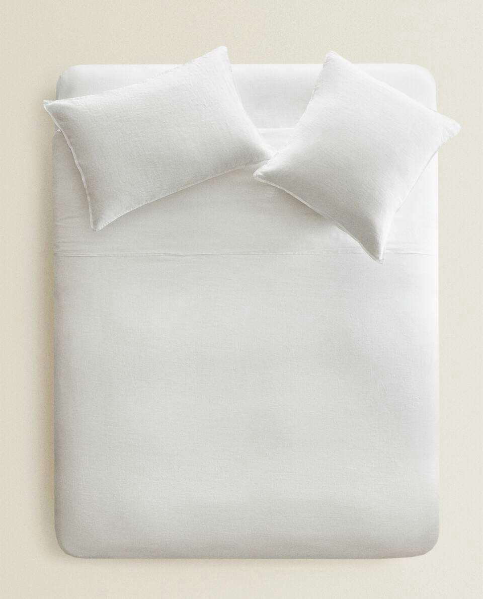 (140 GxM2) WASHED LINEN DUVET COVER