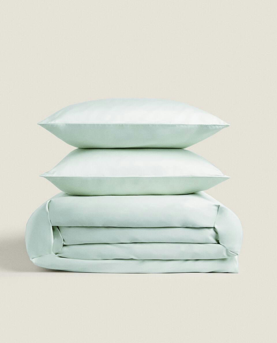 (300 THREAD COUNT) WASHED SATEEN DUVET COVER