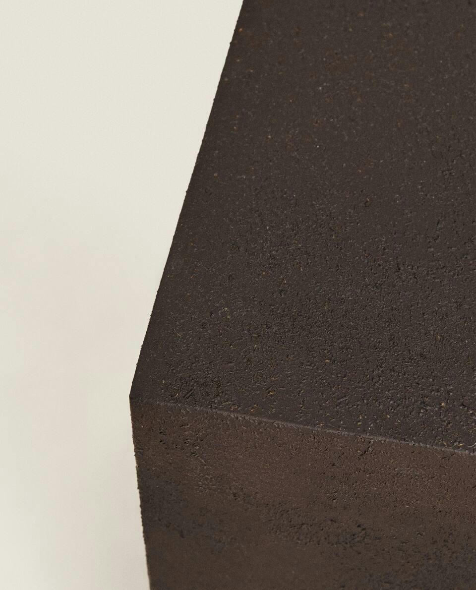 SQUARE METAL SIDE TABLE