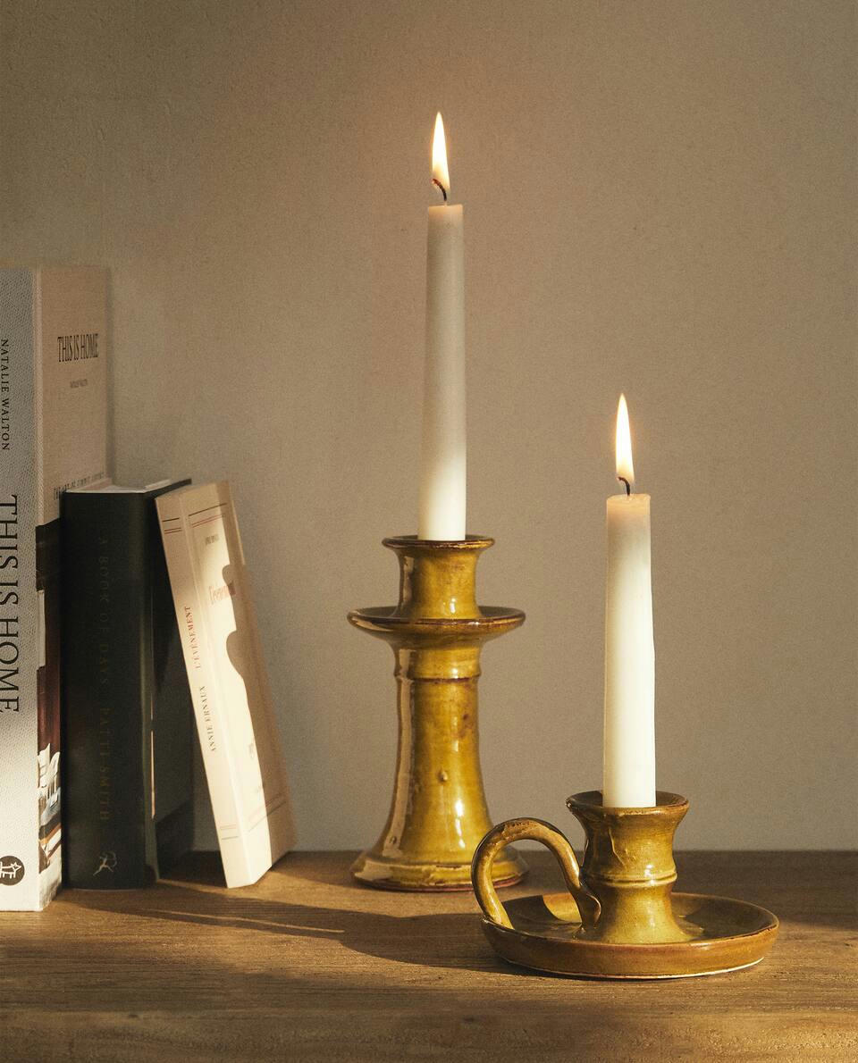 CERAMIC CANDLEHOLDER