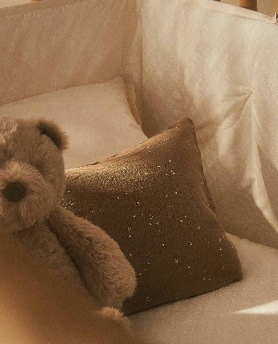 CHILDREN’S FLORAL COT BUMPER COVER