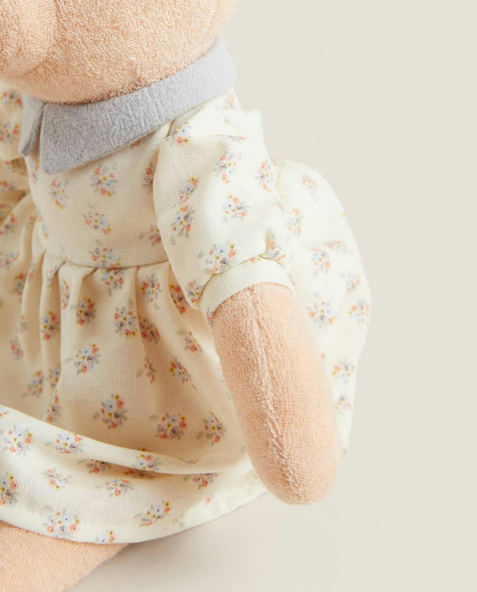 CHILDREN’S PIG IN DRESS SOFT TOY