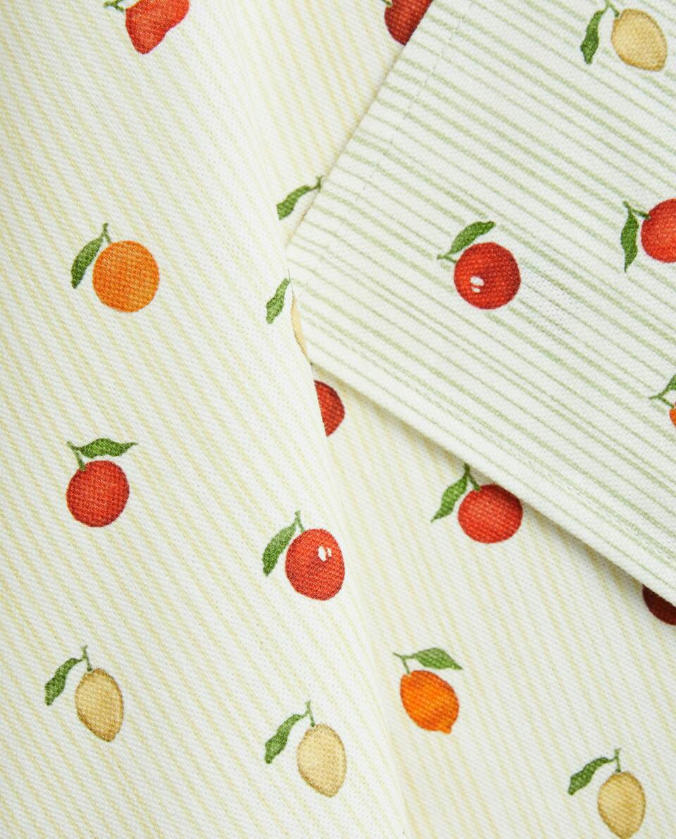 FRUIT PRINT COTTON TEA TOWEL (PACK OF 2)