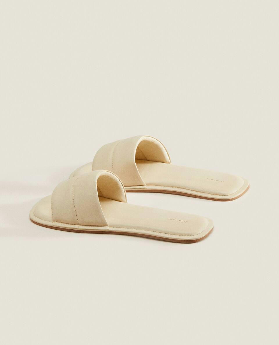 LEATHER SLIDER SLIPPERS