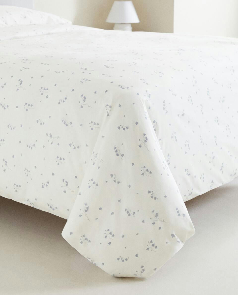FLORAL PRINT DUVET COVER