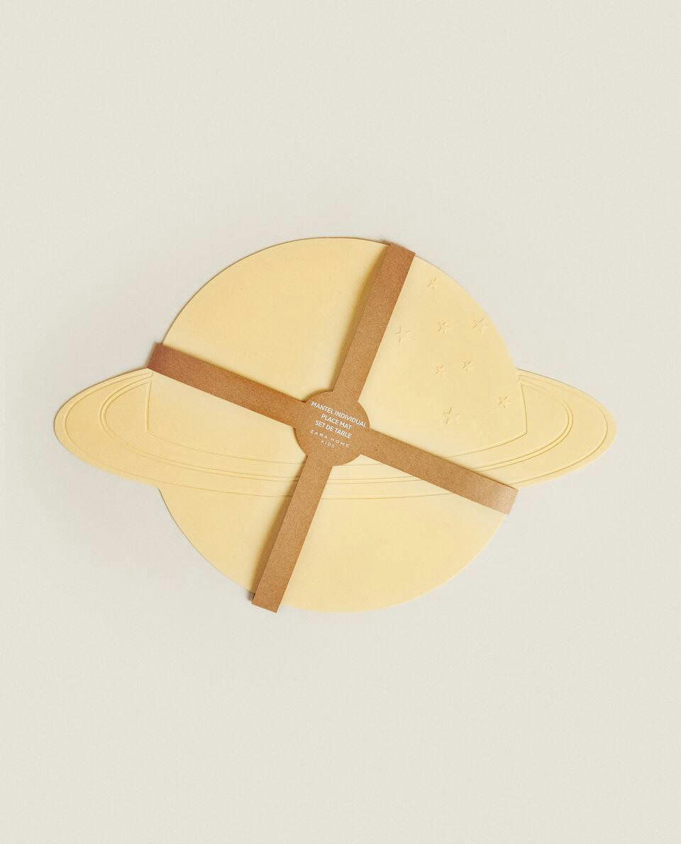 SILICONE PLACEMAT WITH PLANETS