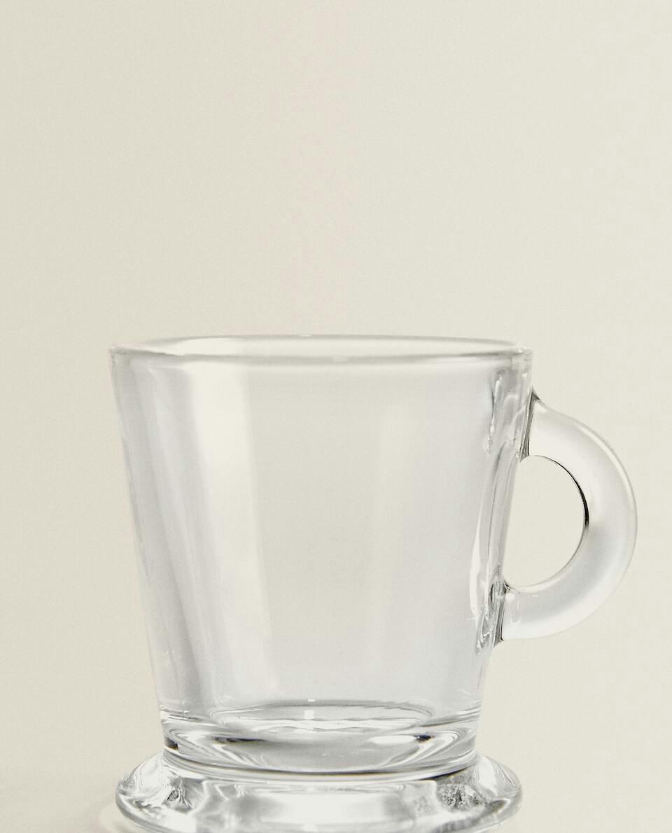 TRANSPARENT GLASS ESPRESSO CUP