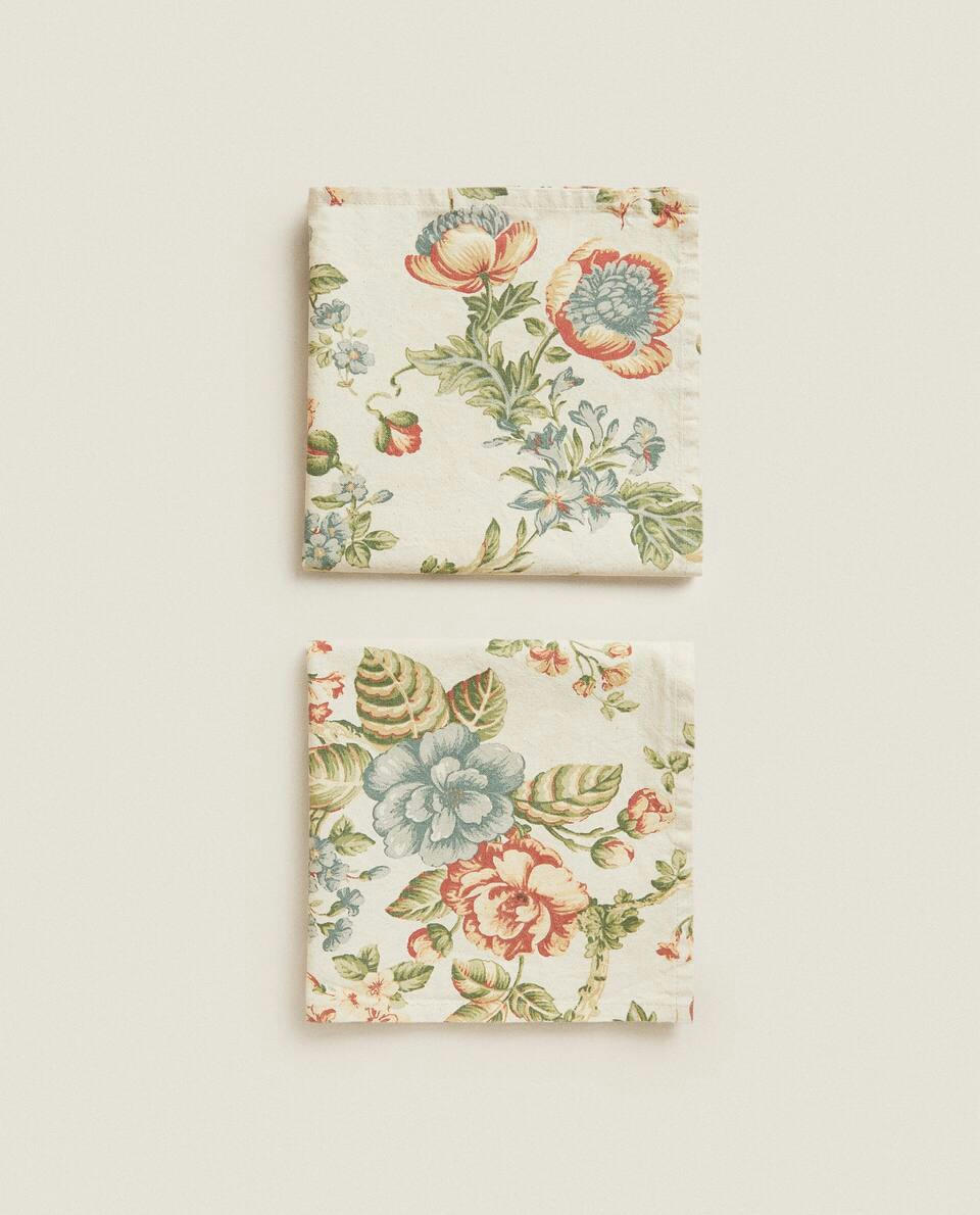 FLORAL PRINT NAPKIN