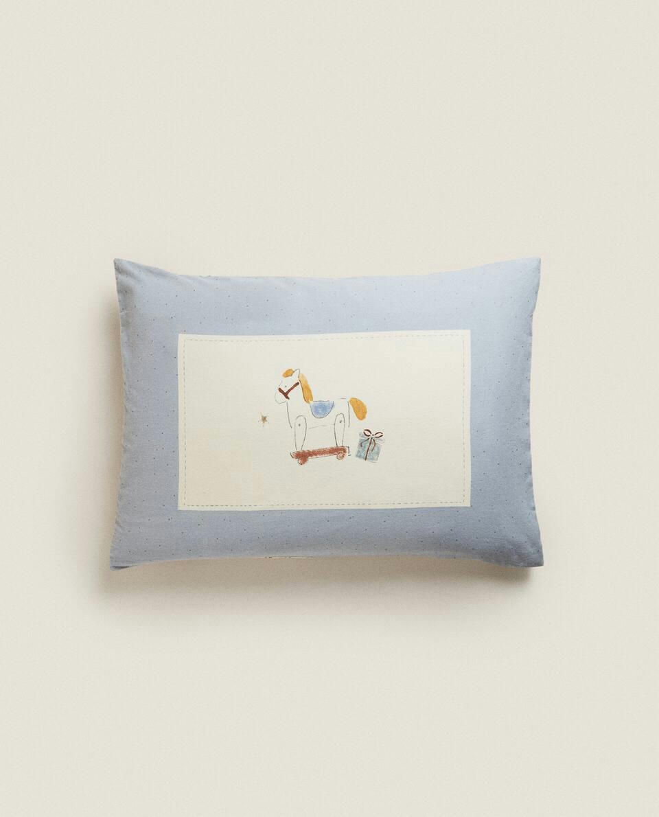 CHRISTMAS CHILDREN’S FLANNEL PILLOWCASE