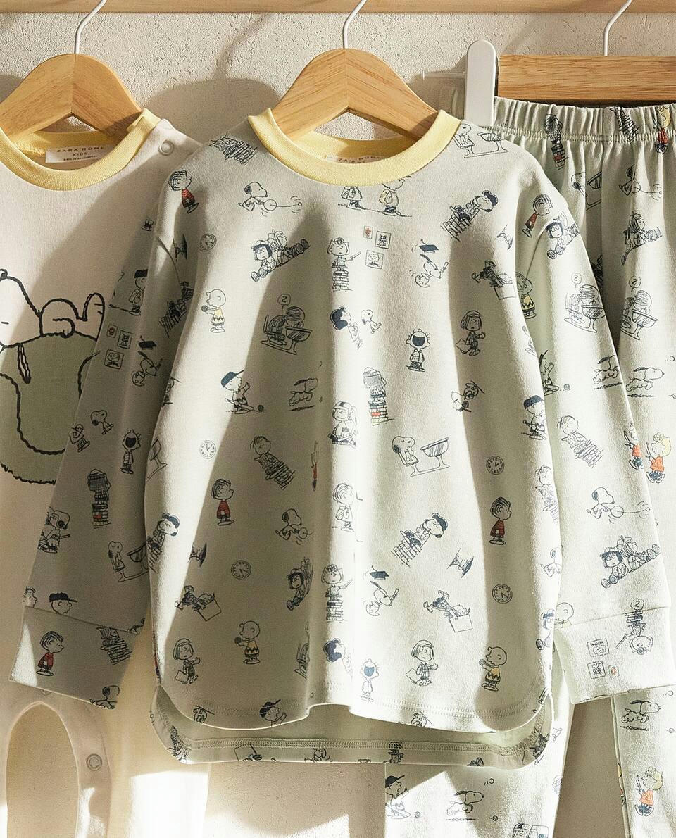 CHILDREN’S COTTON PEANUTS? PYJAMAS WITH TRIM