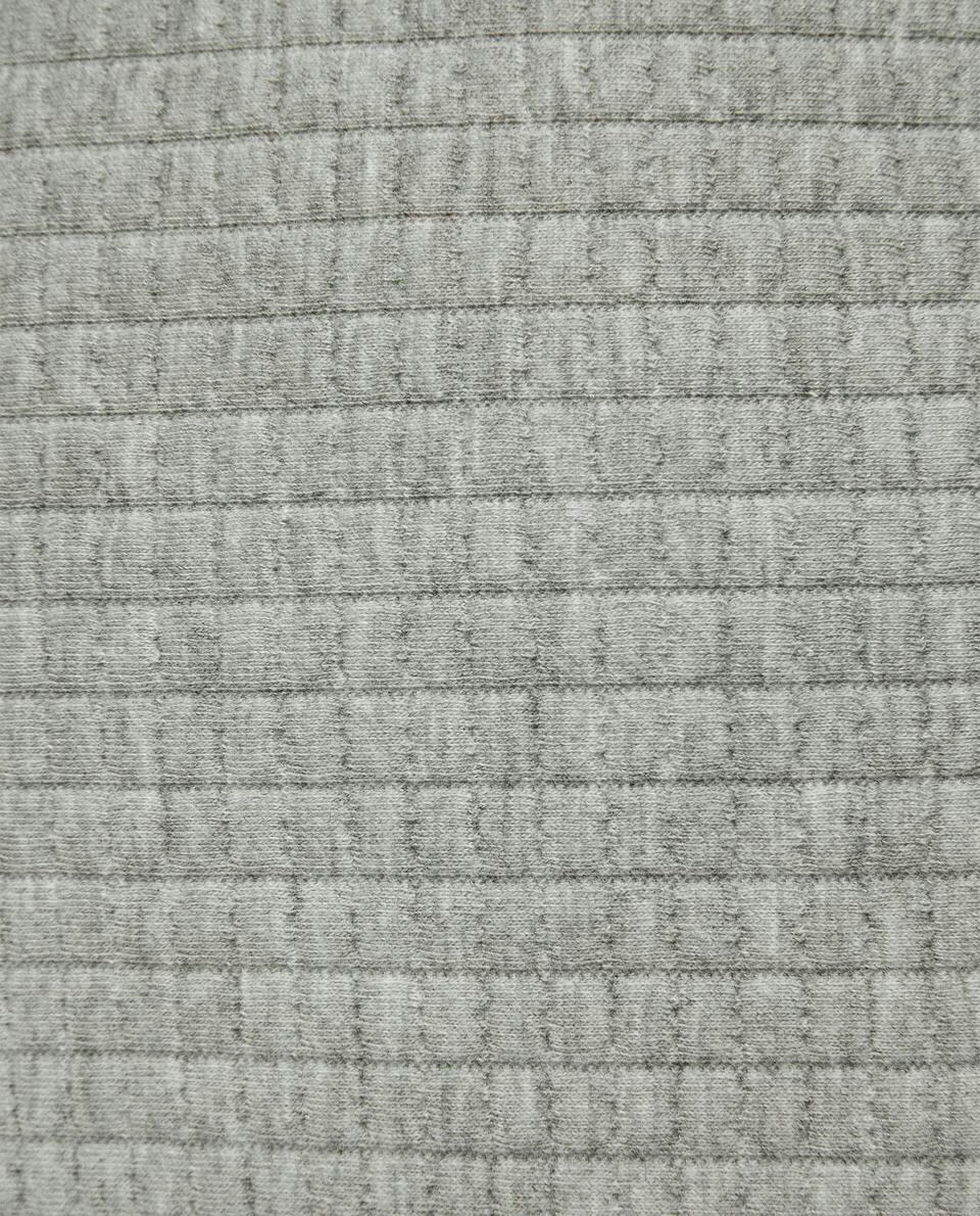 CHECKED JACQUARD CUSHION COVER