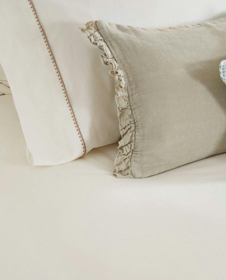 TOPSTITCHED DUVET COVER