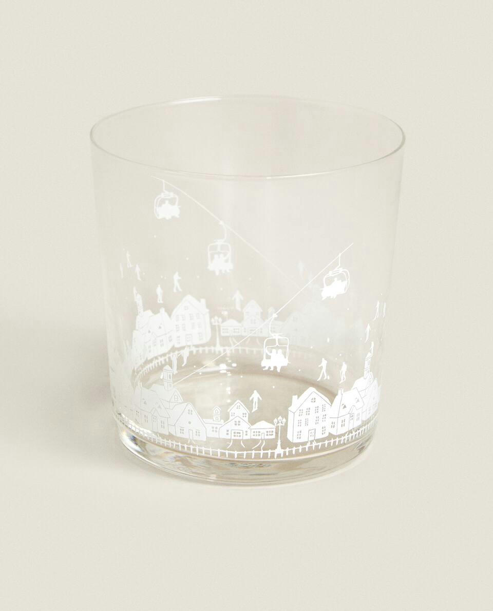 CHRISTMAS SKI SLOPE TRANSFER TUMBLER