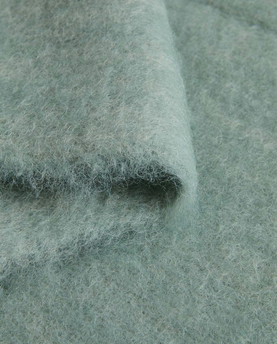 CARDED WOOL BLANKET
