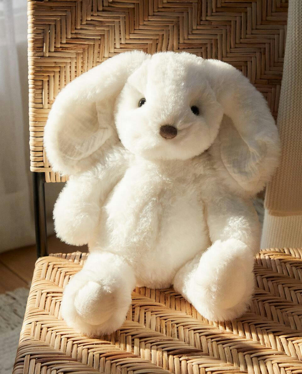 CHILDREN’S WHITE BUNNY SOFT TOY