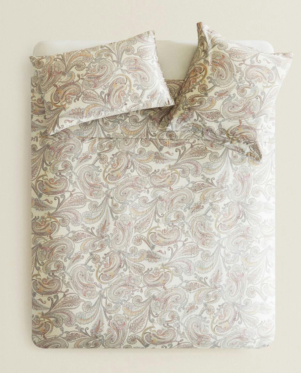 PAISLEY PRINT DUVET COVER