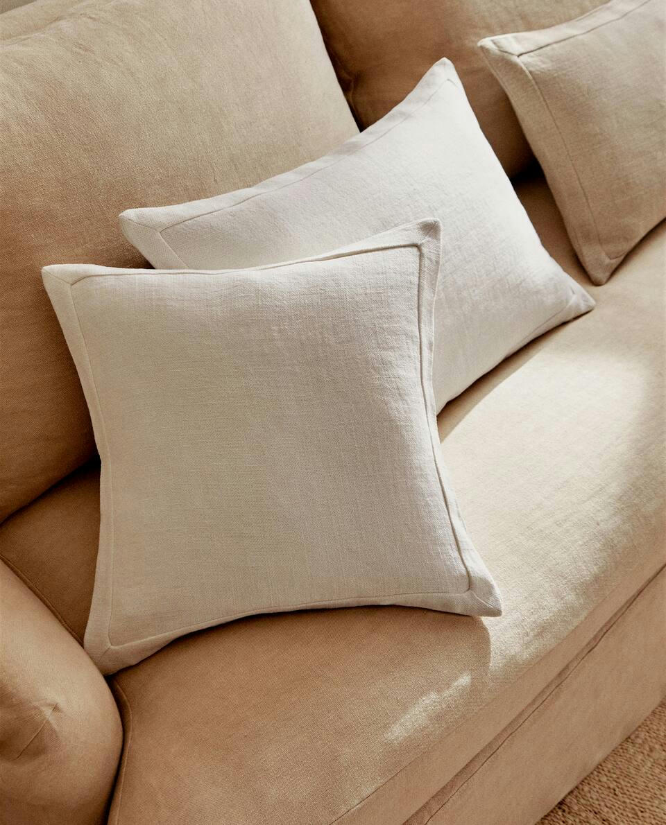 LINEN CUSHION COVER