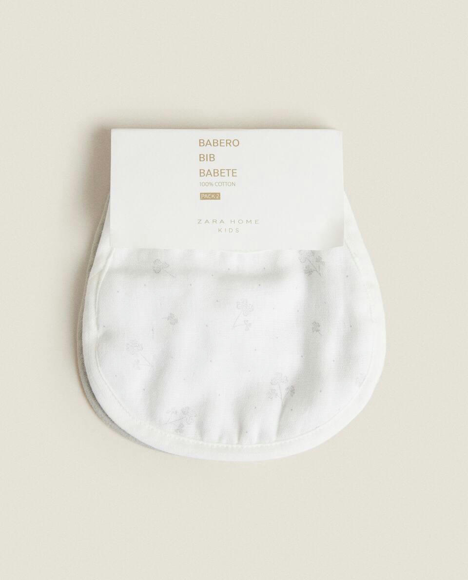 MUSLIN CLOVER BIBS (SET OF 2)