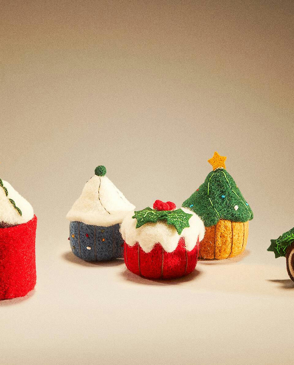 CHILDREN'S TOY FELT SWEETS SET