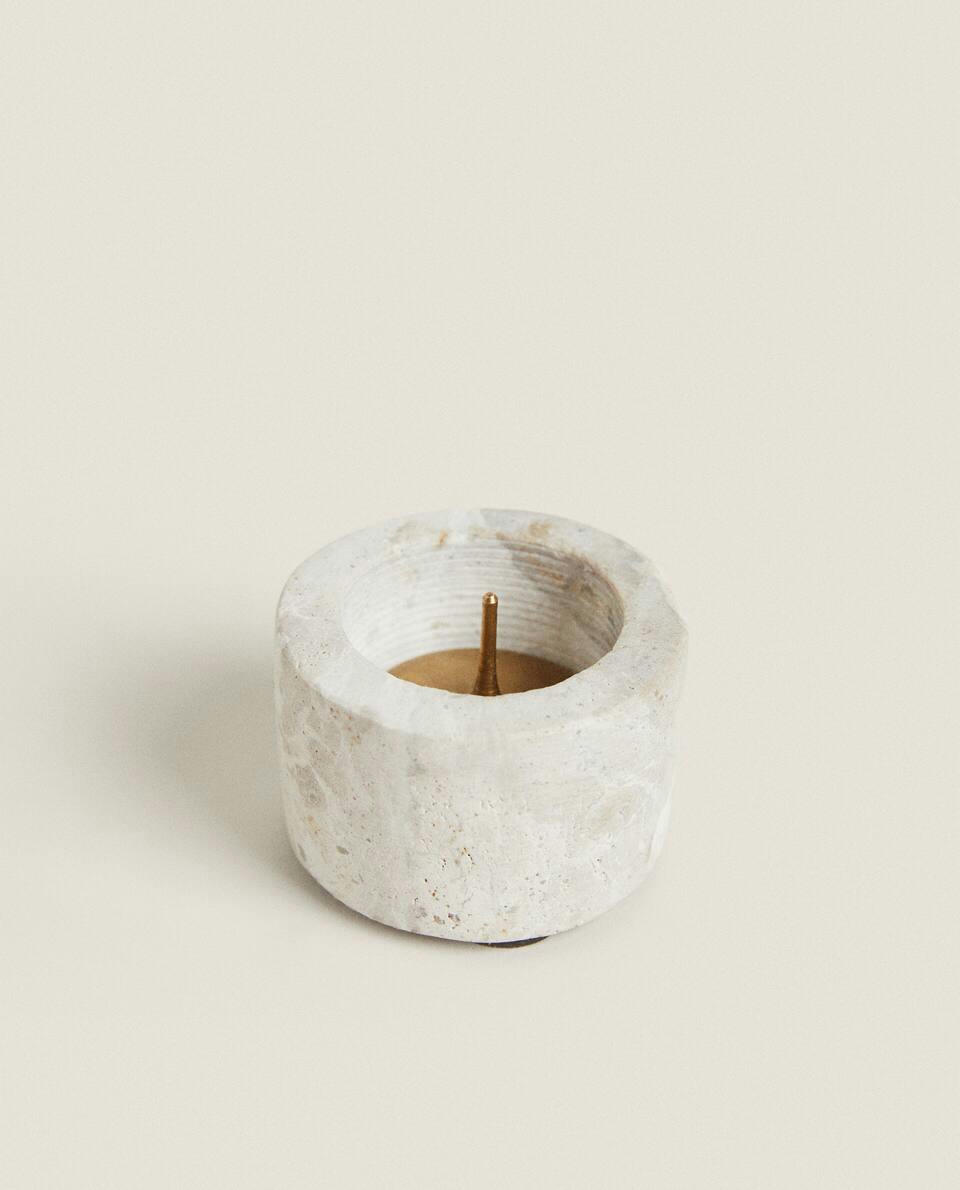 STONE TEALIGHT HOLDERS