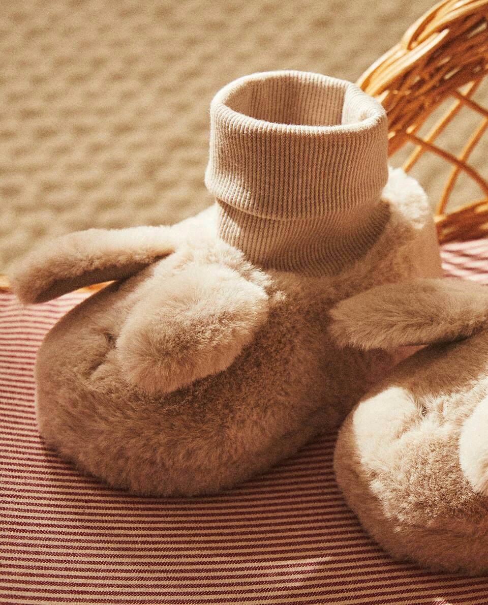 FUZZY BUNNY SLIPPERS