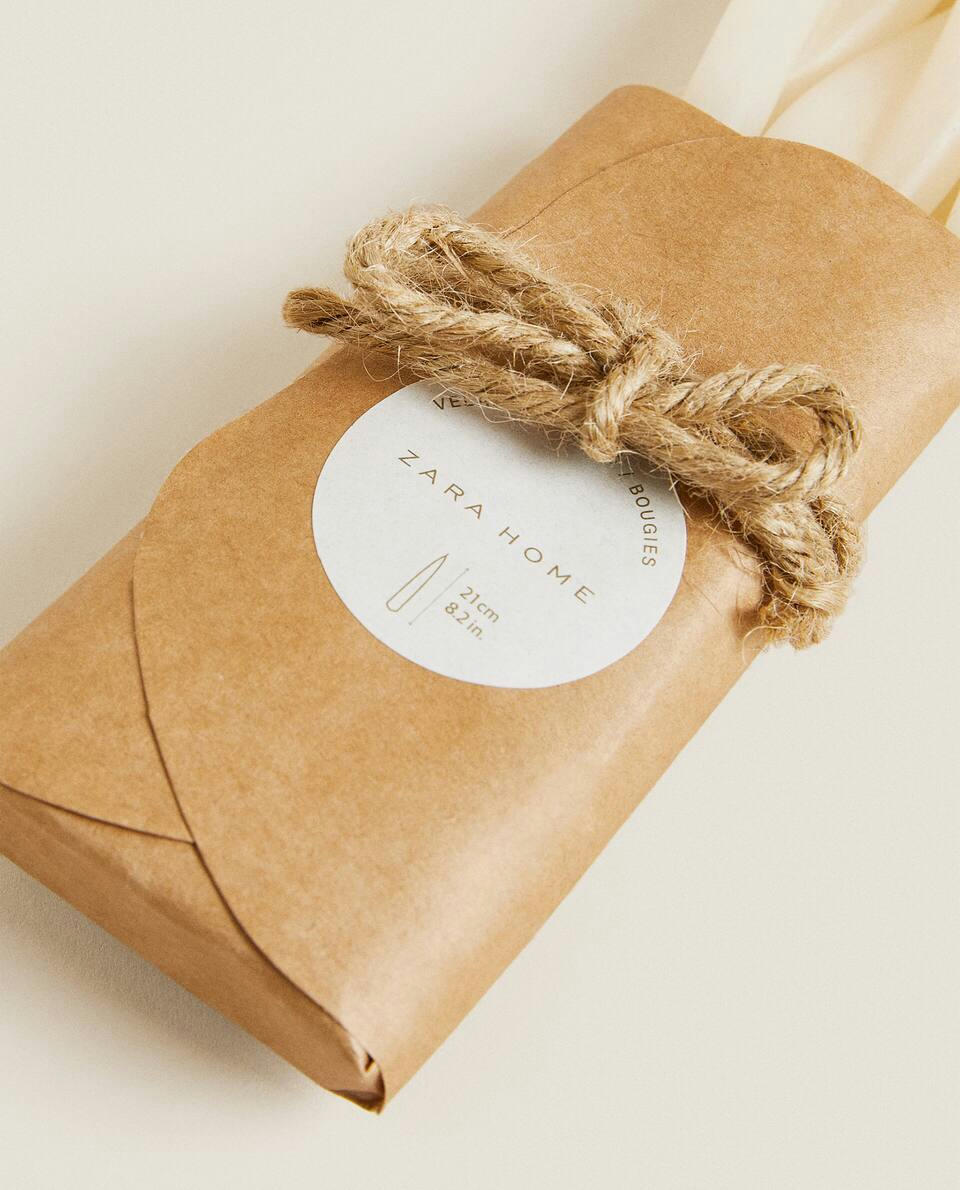 DECORATIVE SPIRAL CANDLE PACK (PACK OF 3)