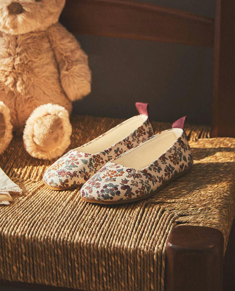 MADE IN LIBERTY FABRIC CHILDREN'S BALLET FLATS