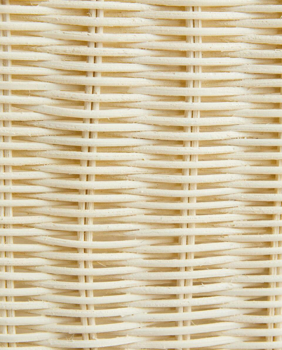 SQUARE RATTAN BASKET