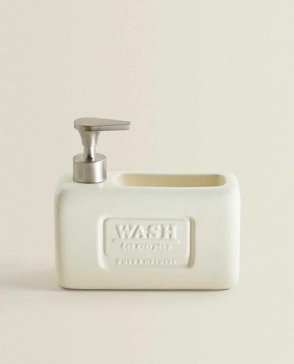 WASHING-UP LIQUID DISPENSER WITH CONTAINER