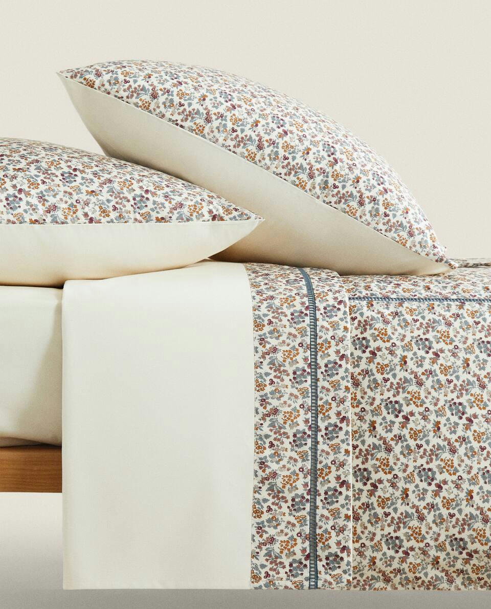 FLORAL PRINT FABRIC CHILDREN’S DUVET COVER