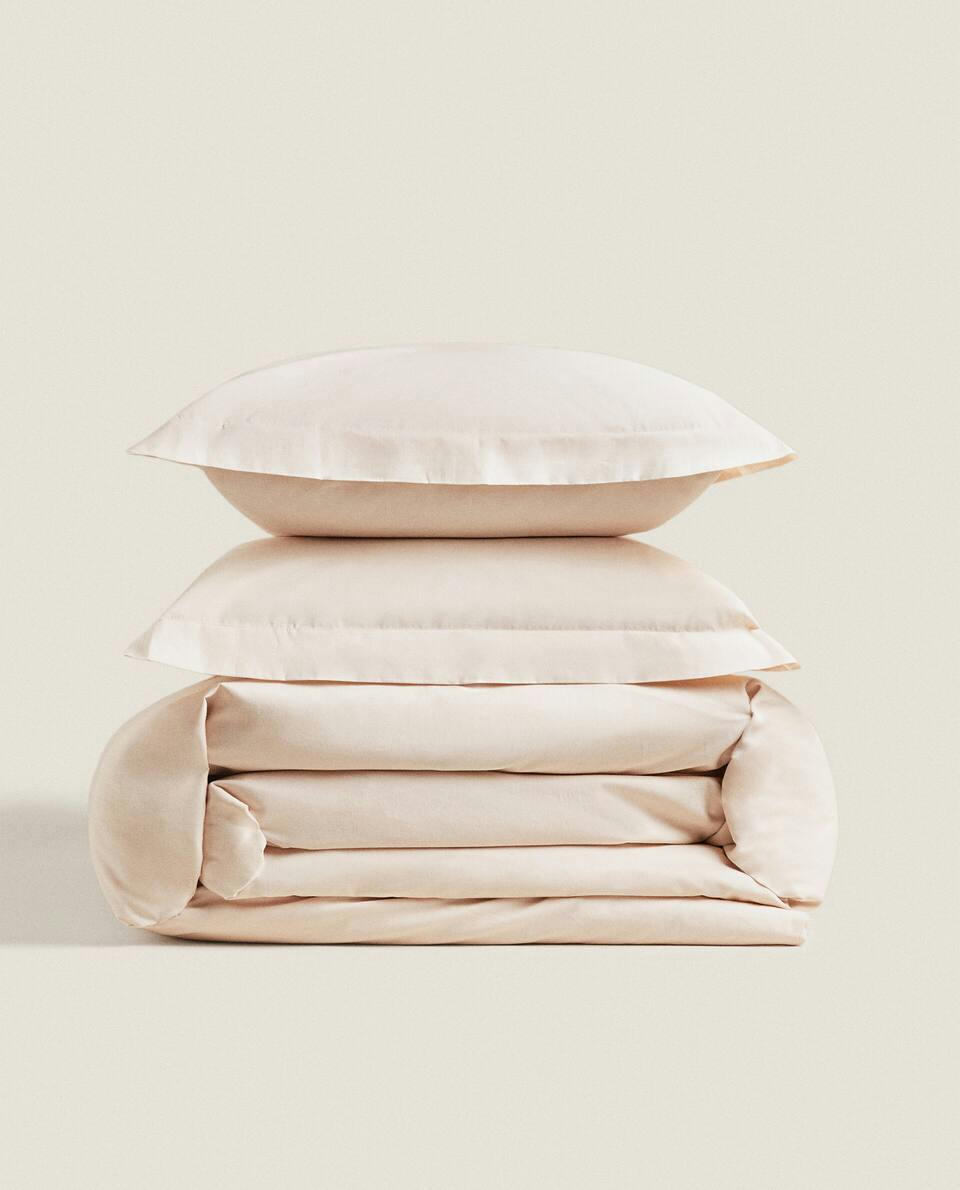 (180 THREAD COUNT) COTTON PERCALE DUVET COVER