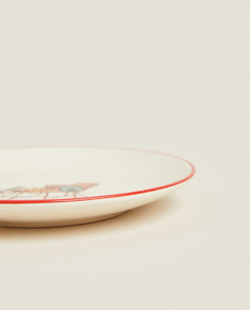 CHRISTMAS PRINT CERAMIC SET